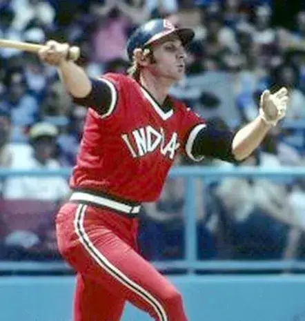 DUANE KUIPER Cleveland Indians 1975 Majestic Cooperstown Throwback Jersey 