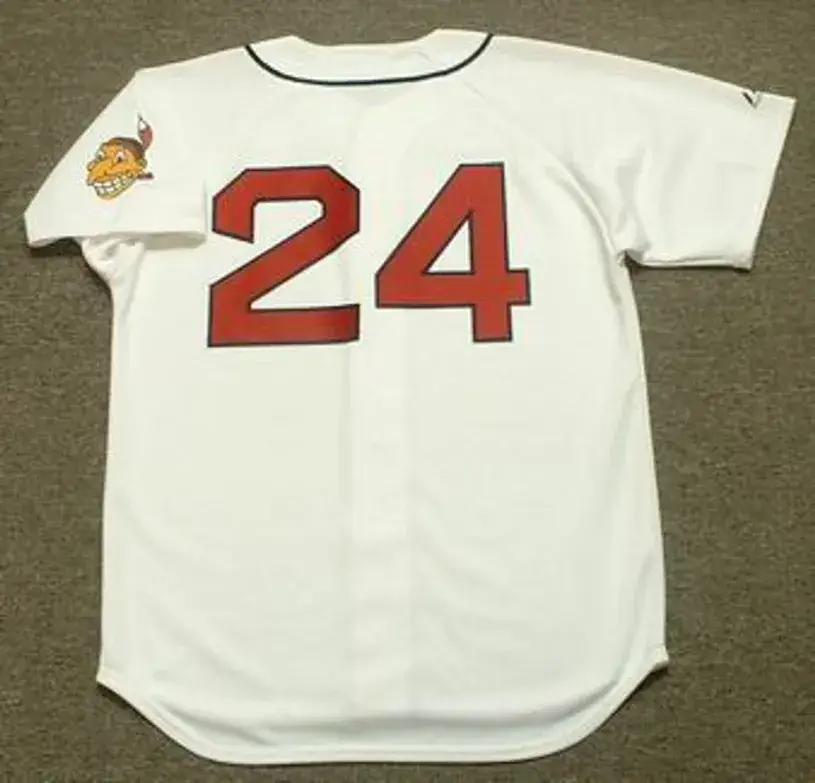 EARLY WYNN Cleveland Indians 1950’s Majestic Cooperstown Throwback Jersey 