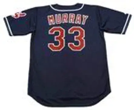 EDDIE MURRAY Cleveland Indians 1995 Majestic Throwback Alternate Baseball Jersey 