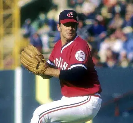 GAYLORD PERRY Cleveland Indians 1975 Majestic Cooperstown Throwback Away Jersey 