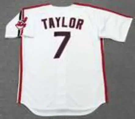 JAKE TAYLOR Cleveland Indians 1980’s Majestic Baseball Throwback Jersey 