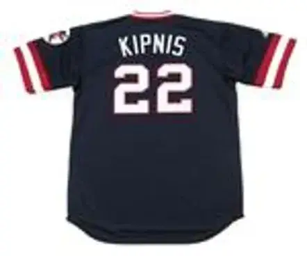 JASON KIPNIS Cleveland Indians 1970’s Majestic Cooperstown Throwback Jersey 