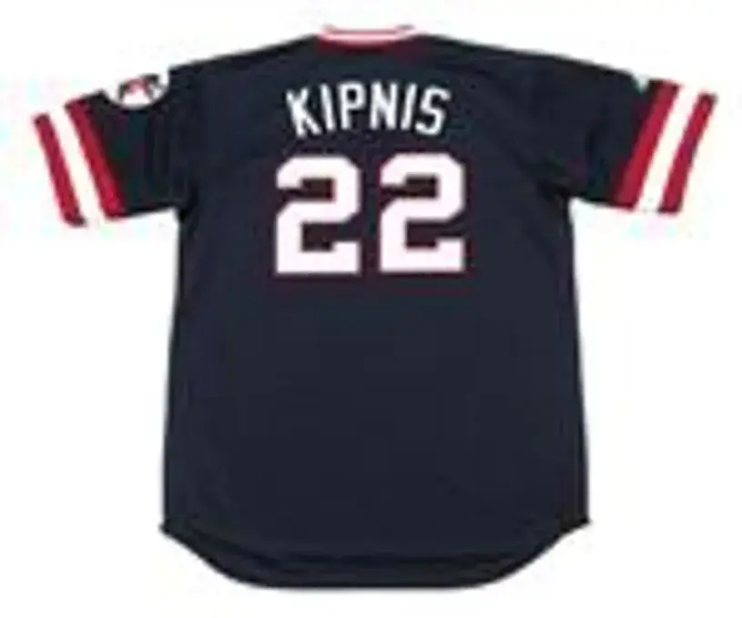 JASON KIPNIS Cleveland Indians 1970’s Majestic Cooperstown Throwback Jersey 