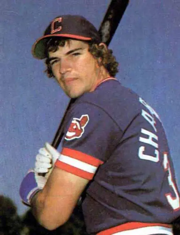 JOE CHARBONEAU Cleveland Indians 1980 Away Majestic Baseball Throwback Jersey 
