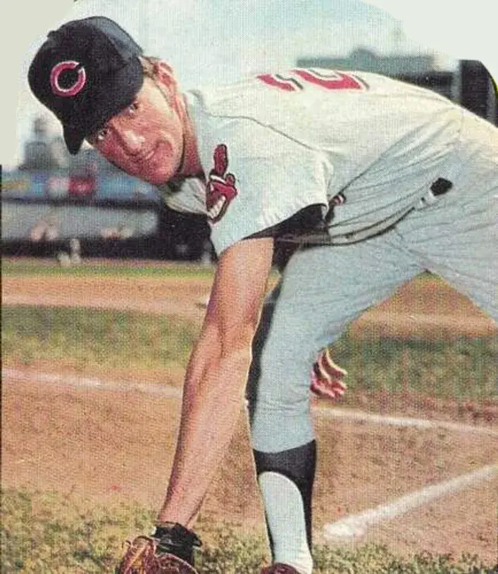 JOHN LOWENSTEIN Cleveland Indians 1970 Away Majestic Baseball Throwback Jersey 