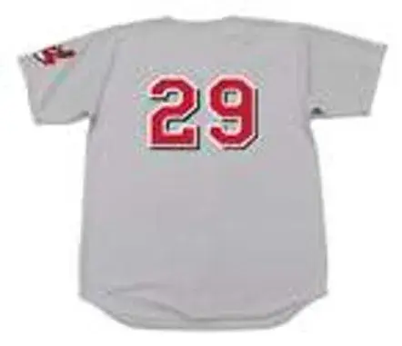 JOHN LOWENSTEIN Cleveland Indians 1970 Away Majestic Baseball Throwback Jersey 