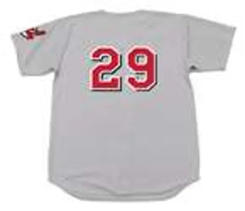 JOHN LOWENSTEIN Cleveland Indians 1970 Away Majestic Baseball Throwback Jersey 