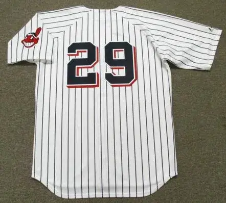JOHN LOWENSTEIN Cleveland Indians 1970 Majestic Cooperstown Home Baseball Jersey 