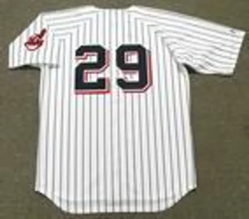 JOHN LOWENSTEIN Cleveland Indians 1970 Majestic Cooperstown Home Baseball Jersey 