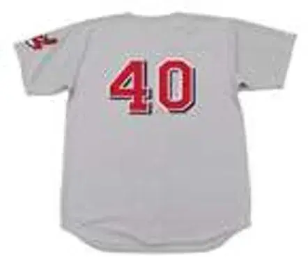 KEN HARRELSON Cleveland Indians 1970 Away Majestic Baseball Throwback Jersey 