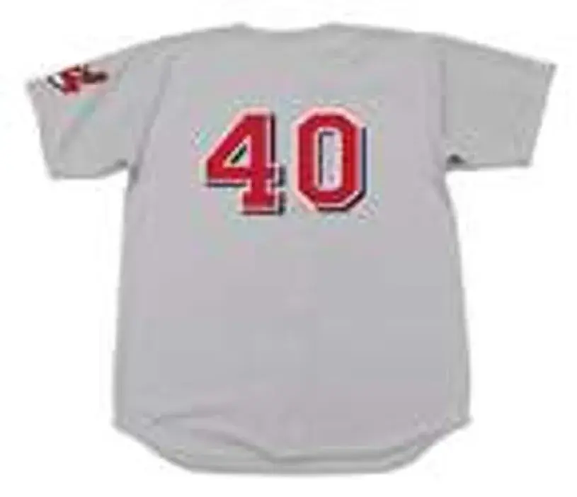 KEN HARRELSON Cleveland Indians 1970 Away Majestic Baseball Throwback Jersey 