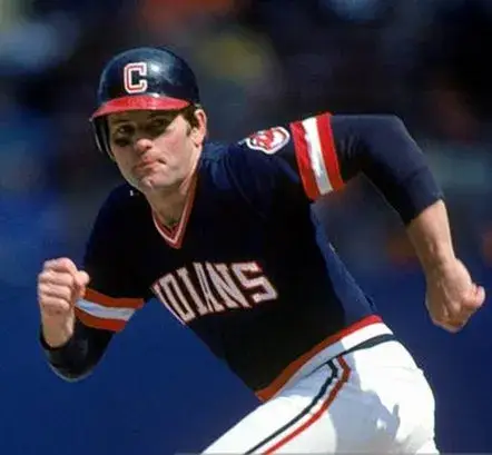 MIKE HARGROVE Cleveland Indians 1981 Majestic Cooperstown Throwback Away Jersey 