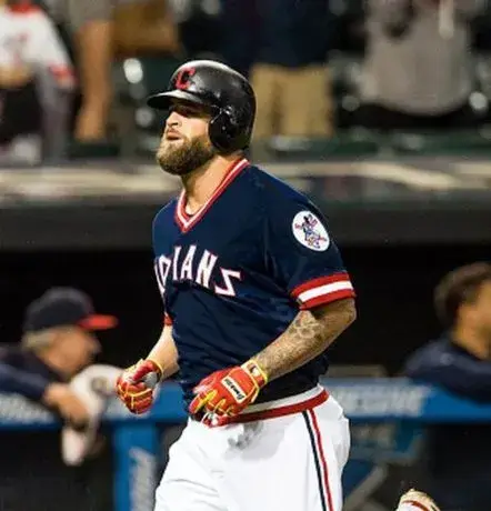 MIKE NAPOLI Cleveland Indians 1970’s Majestic Cooperstown Throwback Jersey 