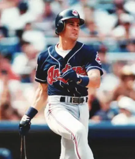 OMAR VIZQUEL Cleveland Indians 1997 Majestic Throwback Alternate Baseball Jersey 
