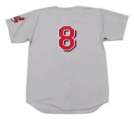 RAY FOSSE Cleveland Indians 1970 Away Majestic Baseball Throwback Jersey 