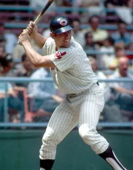 RAY FOSSE Cleveland Indians 1970 Home Majestic Baseball Throwback Jersey 