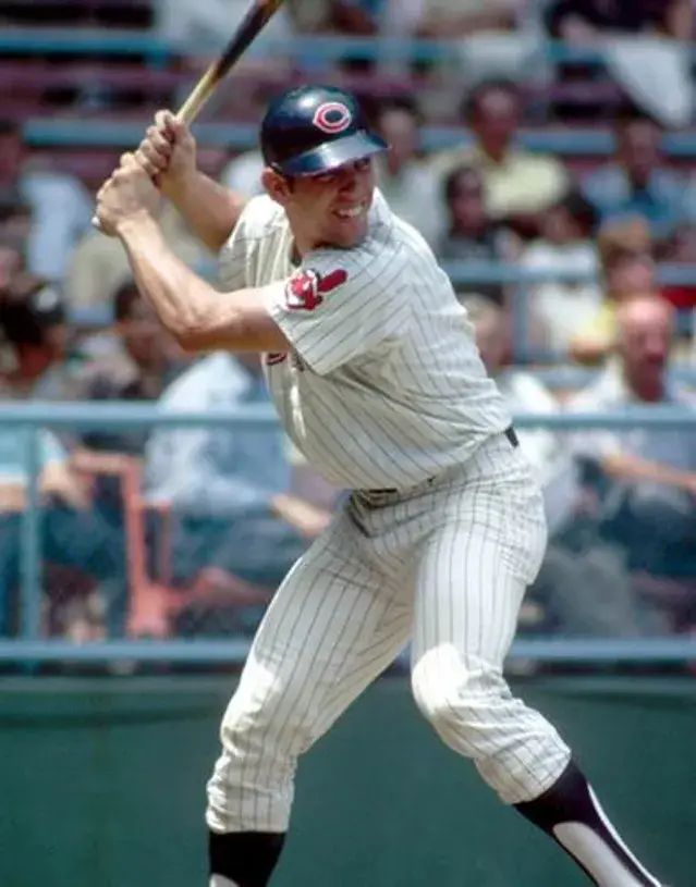 RAY FOSSE Cleveland Indians 1970 Home Majestic Baseball Throwback Jersey 