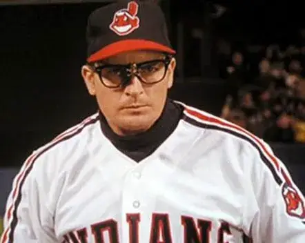 RICKY “WILD THING” VAUGHN Cleveland Indians 1980’s Majestic Baseball Throwback Jersey 