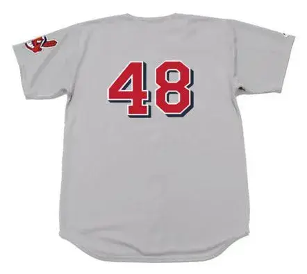 SAM McDOWELL Cleveland Indians 1970 Away Majestic Baseball Throwback Jersey 