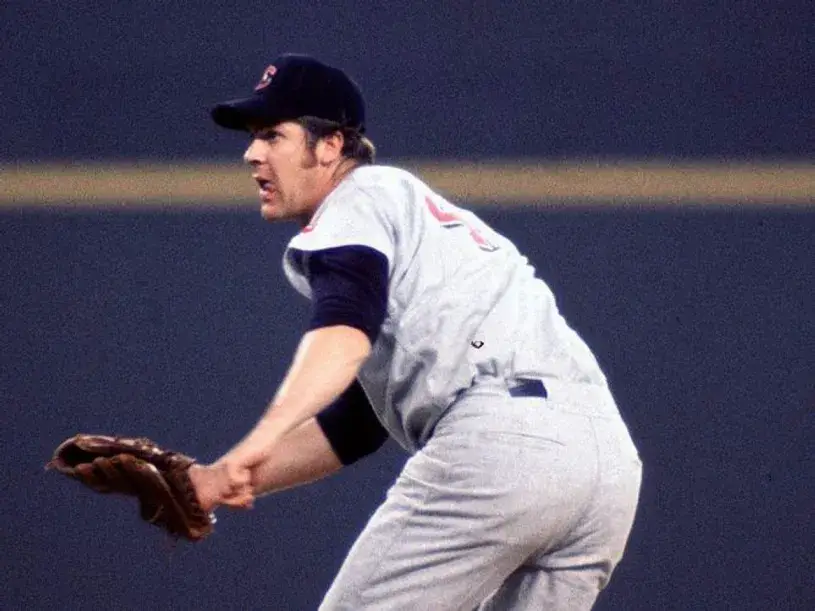 SAM McDOWELL Cleveland Indians 1970 Away Majestic Baseball Throwback Jersey 