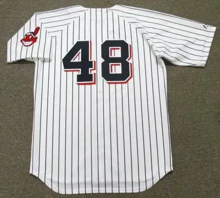 SAM McDOWELL Cleveland Indians 1970 Home Majestic Baseball Throwback Jersey 