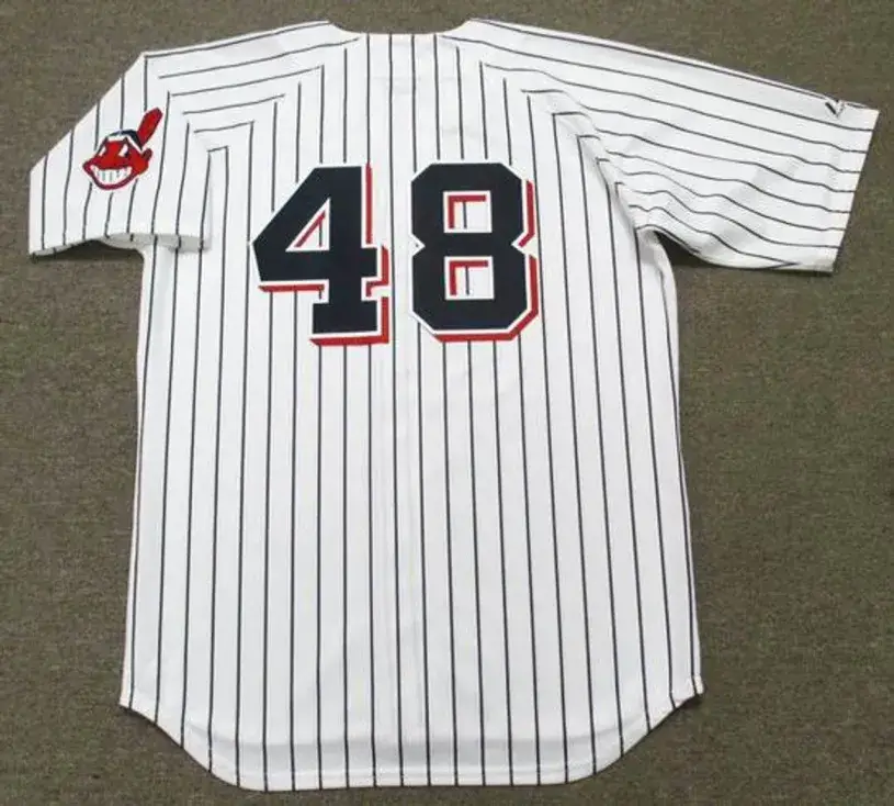 SAM McDOWELL Cleveland Indians 1970 Home Majestic Baseball Throwback Jersey 