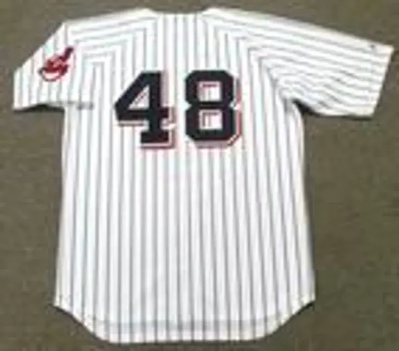 SAM McDOWELL Cleveland Indians 1970 Home Majestic Baseball Throwback Jersey 