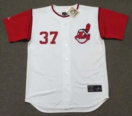 TOMMY JOHN Cleveland Indians 1964 Majestic Cooperstown Home Baseball Jersey