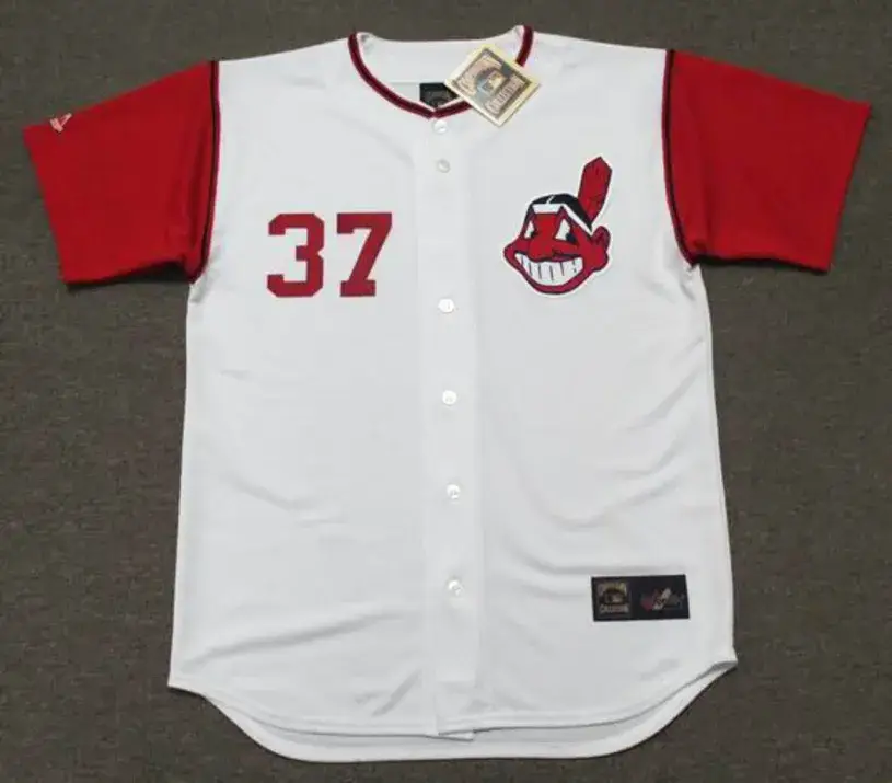 TOMMY JOHN Cleveland Indians 1964 Majestic Cooperstown Home Baseball Jersey