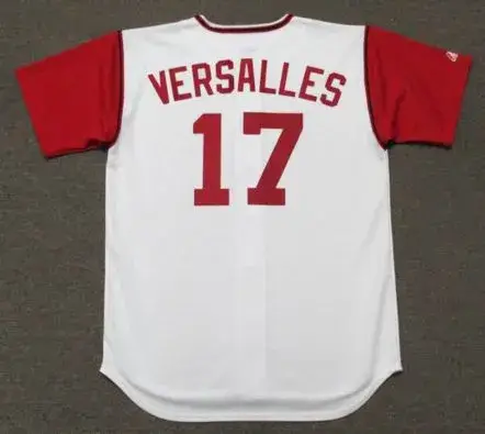 ZOILO VERSALLES Cleveland Indians 1969 Majestic Cooperstown Home Baseball Jersey 