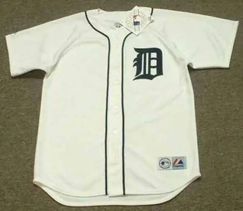 DETROIT TIGERS 1980’s Home Majestic Throwback Jersey Customized “Any Name & Number(s)”