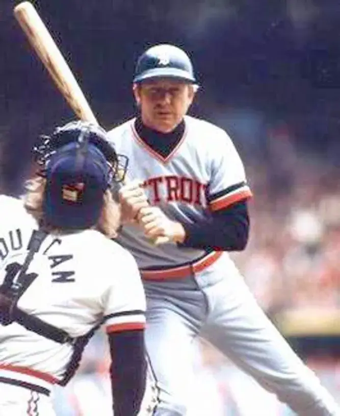 DETROIT TIGERS 1980’s Majestic Cooperstown Throwback Away Baseball Jersey 