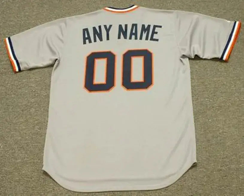 DETROIT TIGERS 1980’s Majestic Throwback Away Jersey Customized “Any Name & Number(s)” 