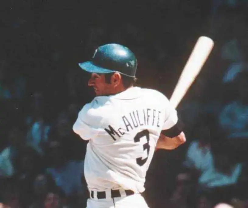 DICK McAULIFFE Detroit Tigers 1969 Home Majestic Throwback Baseball Jersey 
