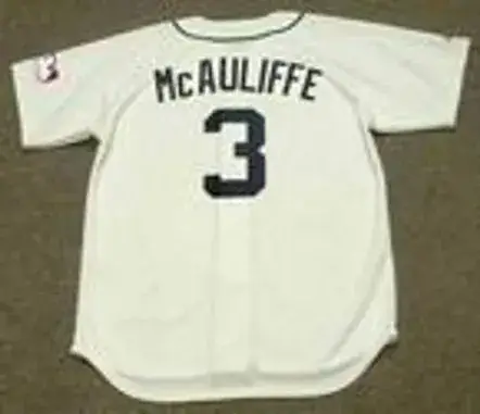 DICK McAULIFFE Detroit Tigers 1969 Home Majestic Throwback Baseball Jersey 