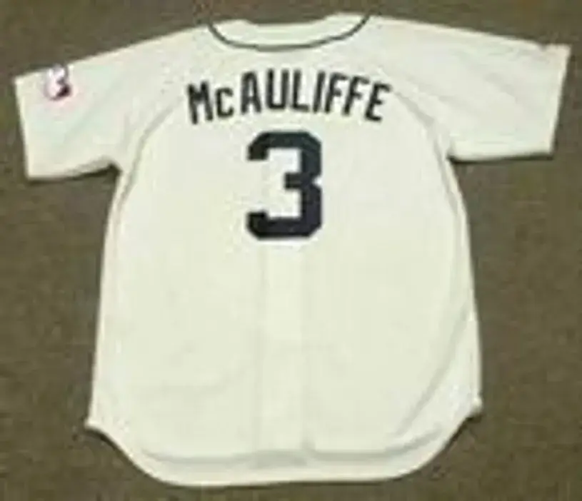 DICK McAULIFFE Detroit Tigers 1969 Home Majestic Throwback Baseball Jersey 
