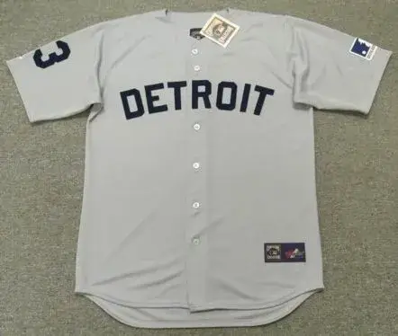 DICK McAULIFFE Detroit Tigers 1969 Majestic Cooperstown Away Baseball Jersey
