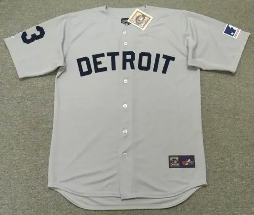 DICK McAULIFFE Detroit Tigers 1969 Majestic Cooperstown Away Baseball Jersey