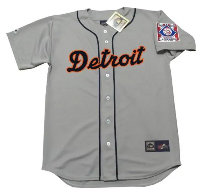 HANK GREENBERG Detroit Tigers 1939 Away Majestic Throwback Baseball Jersey
