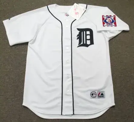 HANK GREENBERG Detroit Tigers 1939 Majestic Throwback Home Baseball Jersey