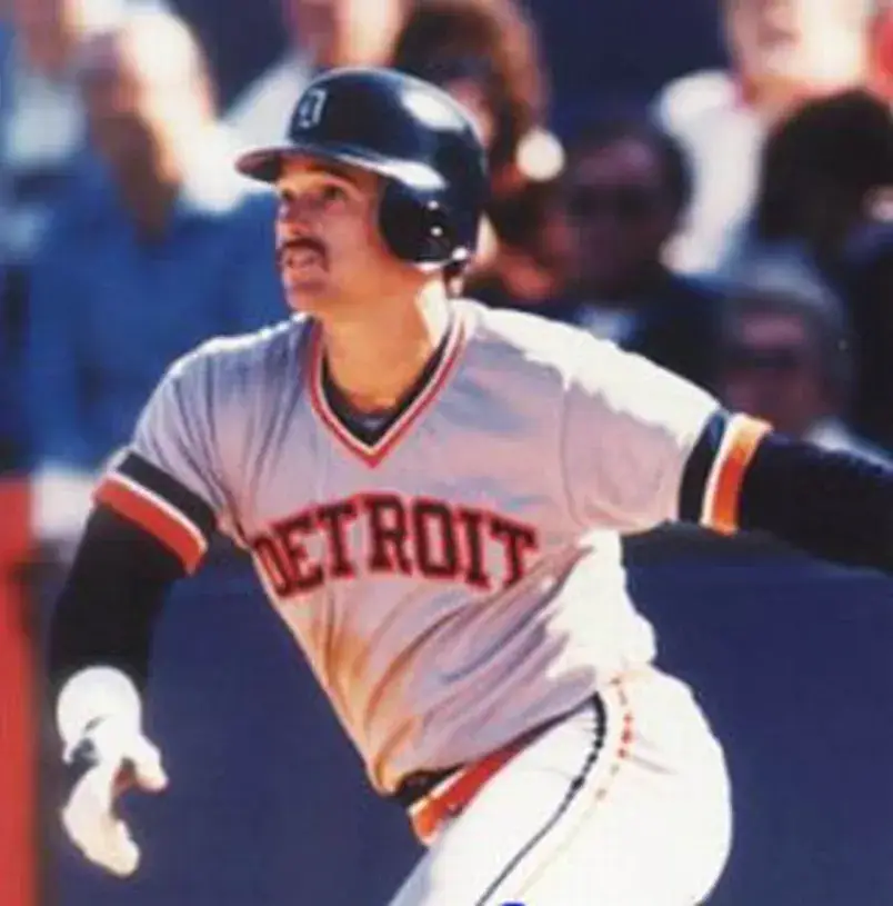 HOWARD JOHNSON Detroit Tigers 1984 Majestic Cooperstown Throwback Away Baseball Jersey 