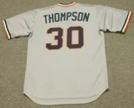 JASON THOMPSON Detroit Tigers 1978 Majestic Cooperstown Throwback Away Baseball Jersey 