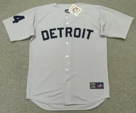 JIM BUNNING Detroit Tigers 1960’s Majestic Cooperstown Away Baseball Jersey