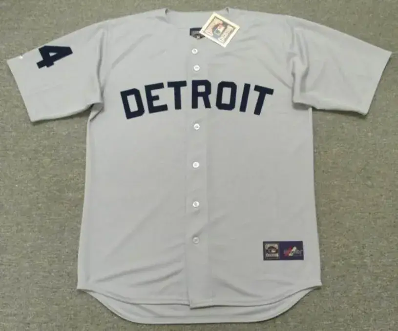 JIM BUNNING Detroit Tigers 1960’s Majestic Cooperstown Away Baseball Jersey
