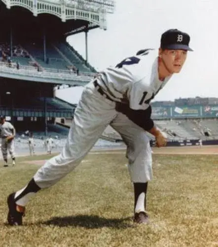 JIM BUNNING Detroit Tigers 1960’s Majestic Cooperstown Away Baseball Jersey 