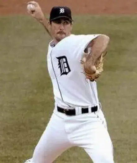 JUSTIN VERLANDER Detroit Tigers 2006 Majestic Throwback Home Baseball Jersey 
