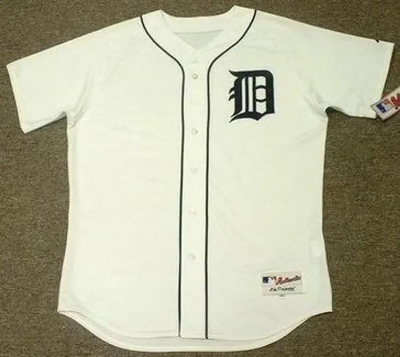 JUSTIN VERLANDER Detroit Tigers 2010 Majestic Athletic AUTHENTIC Home Baseball Jersey