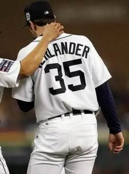 JUSTIN VERLANDER Detroit Tigers 2010 Majestic Athletic AUTHENTIC Home Baseball Jersey 