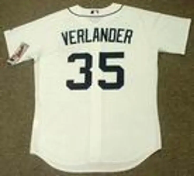 JUSTIN VERLANDER Detroit Tigers 2010 Majestic Athletic AUTHENTIC Home Baseball Jersey 