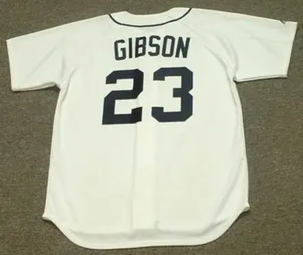 KIRK GIBSON Detroit Tigers 1984 Majestic Throwback Home Baseball Jersey 